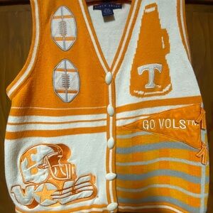 Vintage Birch Bros. Tennessee Vols Football Themed Sweater Vest